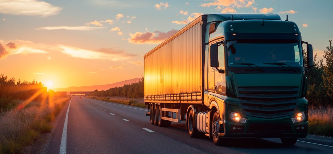 Transporte de carga_ la columna vertebral del comercio nacional solo un camión