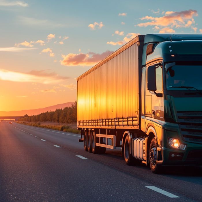 Transporte de carga_ la columna vertebral del comercio nacional solo un camión